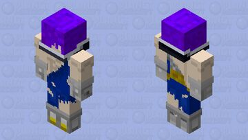 VegeZane Vegeta Zane Ultra Ego V2 Minecraft Skin