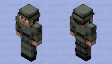 WW: Enclave Army Combat Armor (Forest) Minecraft Skin
