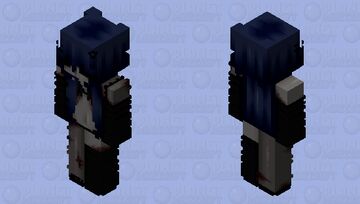 Blue hair Minecraft Skin
