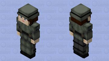 WW: Enclave Army Combat Armor (Forest + Female) Minecraft Skin