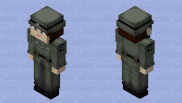 WW: Enclave Army Officer (Forest + Female) Minecraft Skin