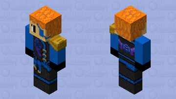 LEGO Ninjago Eyepatch Jay Skybound season 6 HD Minecraft Skin