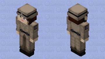 WW: Enclave Army Officer (Desert + Female) Minecraft Skin