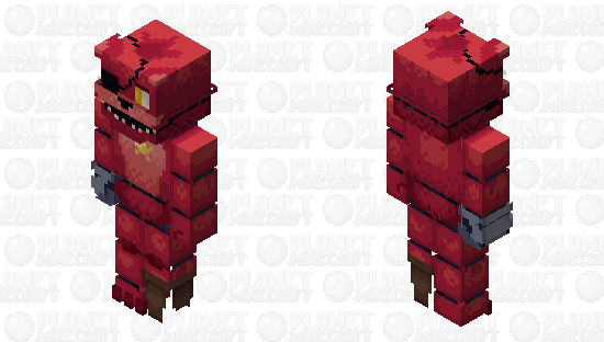 Rockstar Foxy Minecraft Skin