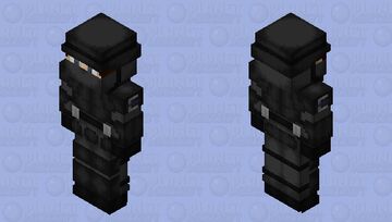 WW: Enclave Army Combat Armor (Covert + Female) Minecraft Skin
