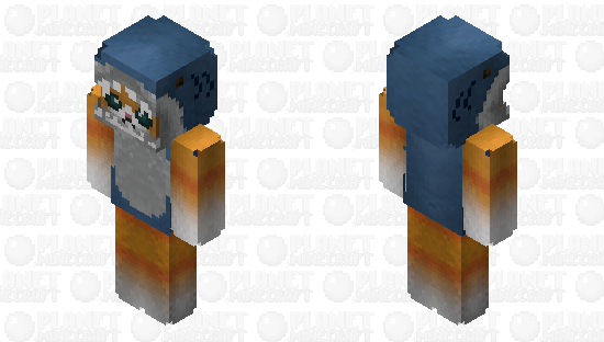 Mofusand Shark Onesie Toy Kitty Minecraft Skin