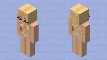 Cute Blonde Girl White Swimsuit Minecraft Skin