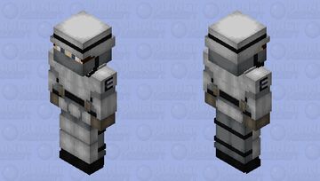 WW: Enclave Army Combat Armor (Winter + Female) Minecraft Skin
