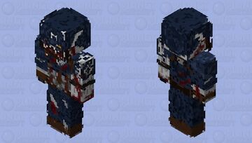 Zombie captain America Minecraft Skin