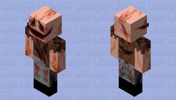 Contaminated Notch - Scary Creepypasta Horror Minecraft Skin