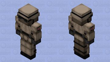 WW: Enclave Marine Combat Armor (Desert) Minecraft Skin