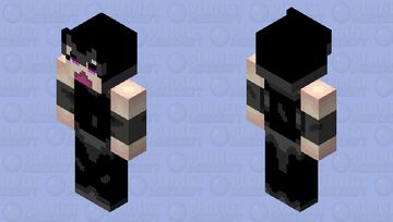 「requested High Quality」enderman huiman boy（angry） Minecraft Skin