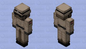 WW: Enclave Marine Officer (Desert) Minecraft Skin