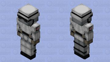 WW: Enclave Marine Combat Armor (Winter + Female) Minecraft Skin