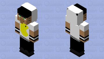 Villager in a Classic Pac-Man shirt || Minecraft Bedrock (*only*) || {*128x128*} Minecraft Skin