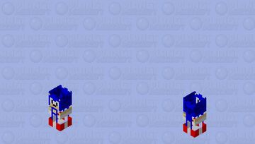 Mini Sonic Minecraft Skin