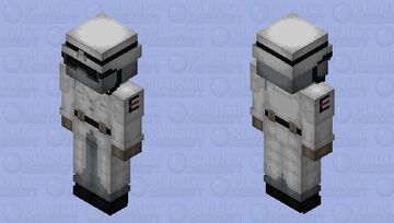 WW: Enclave Marine Officer (Winter + Female) Minecraft Skin