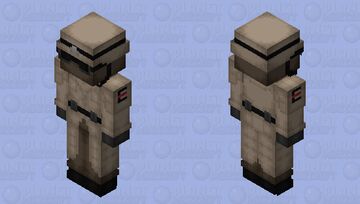 WW: Enclave Marine Officer (Desert + Female) Minecraft Skin