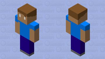 HD Cartoon Herobrine Minecraft Skin
