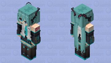 Hatsune Miku [初音 ミク] | Project Sekai: Colorful Stage! feat. Hatsune Miku [プロジェクトセカイ カラフルステージ！ feat.初音ミク] Minecraft Skin