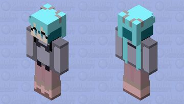「requested high quality realclass pythonproject」planet in dream colors miku Minecraft Skin