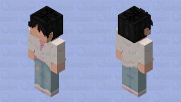 Eyeless Jinu Saja - Kpop demon hunters Minecraft Skin