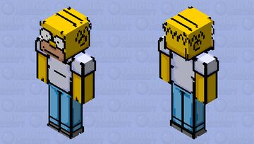 Homer Simpson Minecraft Skin