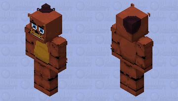 Freddy Fazbear FNAF Minecraft Skin