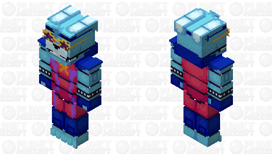 FNAF SB DLC: RUIN - Glamrock Bonnie Minecraft Skin