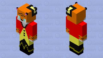 Ringmaster Tiger Minecraft Skin