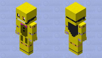 Springbonnie Suit For Eev 🖤 *Helmet On No Suit Eyes* Minecraft Skin