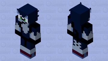 「requested high quality realclass pythonproject」sonic the werehog（final wars） Minecraft Skin