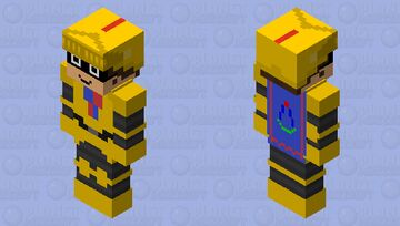 Mike Golden Knight In Assassin's Creed PJ Masks Game Minecraft Skin