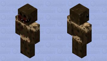 Scarecrow creepypasta man in the field Minecraft Skin