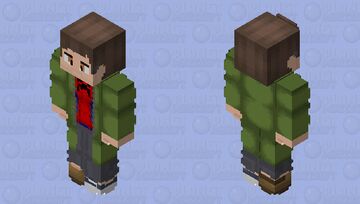 Peter B Parker (Into The Spider Verde) Minecraft Skin