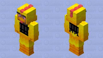 crack head chicken hive default skin Minecraft Skin