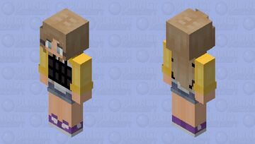 crack head blonde head Minecraft Skin