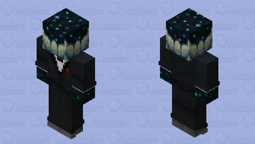 Sculk Catalyst tuxedo man Minecraft Skin