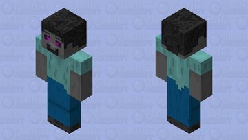 Gray Steve. Minecraft Skin