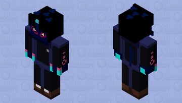 「requested High Quality realclass pythonproject」fushiguro megumi（stage 5 dark gaia control） Minecraft Skin