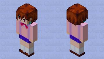 Momo Ayase ☆ Dandadan || improved shading Minecraft Skin