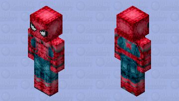 Spider-Man Tech Suit: Captain America: Civil War (Peter Parker: Marvel Studios: 2016) Minecraft Skin