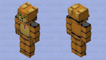 Spring Bonnie |:| Fredbear and Friends: Left to Rot Minecraft Skin