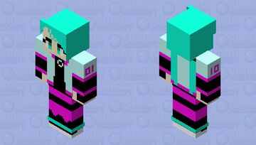 「requested realclass」hatsune miku（sonic racing crossworlds） Minecraft Skin