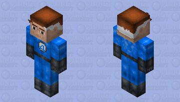 Mr. Fantastic: Fantastic Four: Issue 1 (Reed Richards: Marvel Comics: 1961) Minecraft Skin