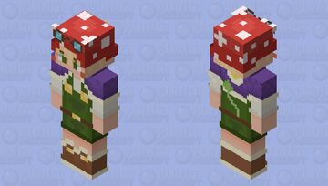 Mushroom Boy (Bedrock) Minecraft Skin