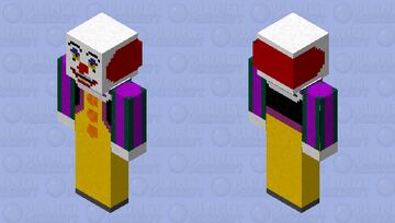 Pennywise (It 1990 mini series) Minecraft Skin