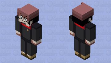 「requested High Quality realclass pythonproject」itadori yuji（jujutsukaisen zombie au） Minecraft Skin