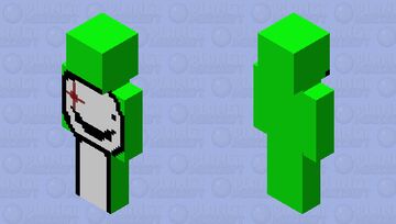 Dream Doing The Sharingan Minecraft Skin