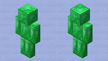 Emerald man Minecraft Skin